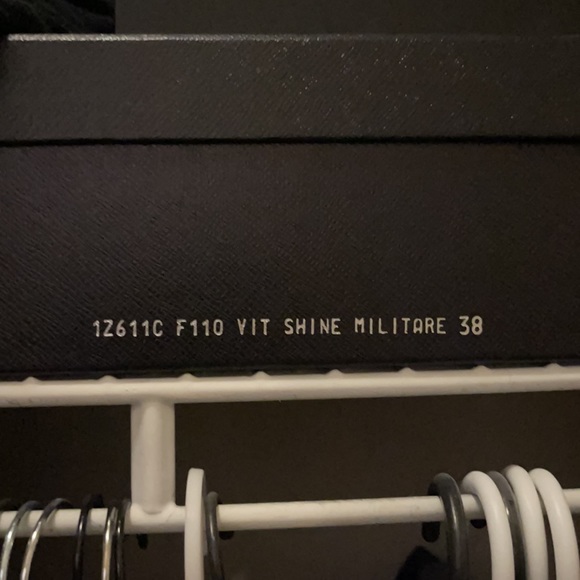 Prada Vitelli Shine Military Platform Sandals - Picture 2 of 2